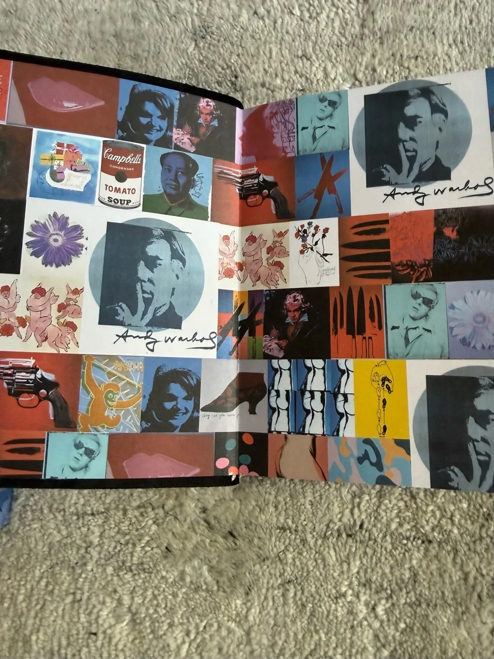 vintage 1982 Andy Warhol Limited Edition Leather Collection 